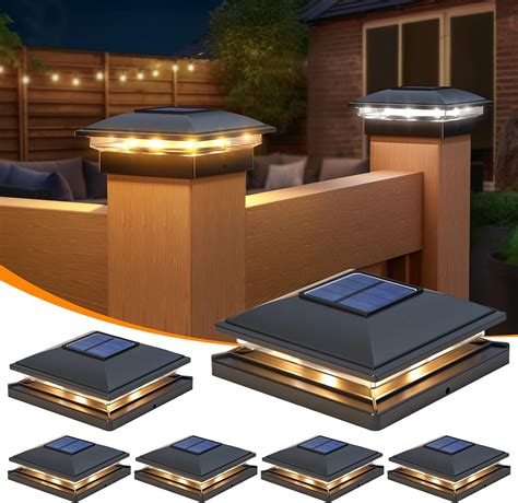 solar lights for pillar tops|Amazon.com: Pillar Solar Lights Outdoor.